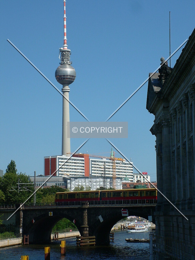 View along the river from the Museum Island