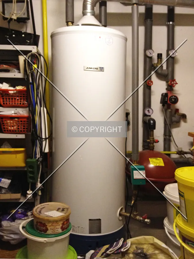 A Junkers natural gas burner