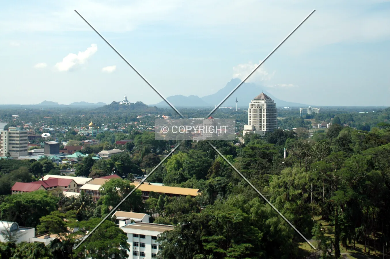 View north from the Civic Centre Tower