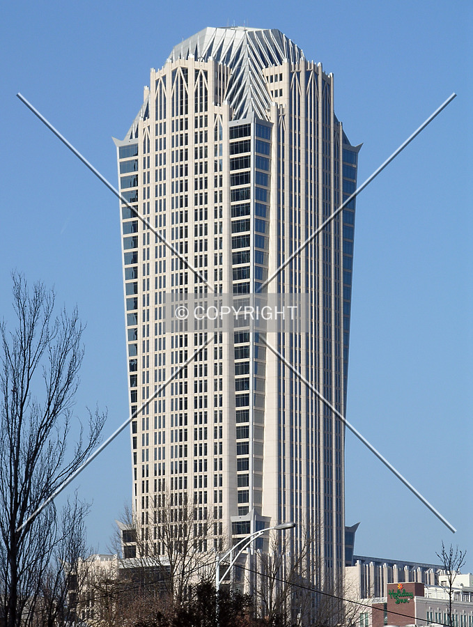 Looking northwest from 4th Street