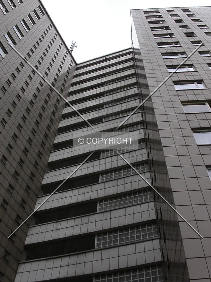 Look up view of the back side