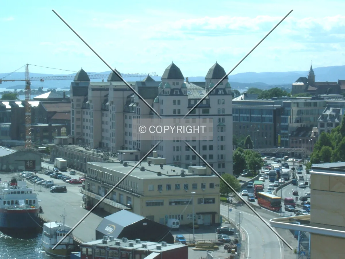View to the southwest from Thon Hotel Opera