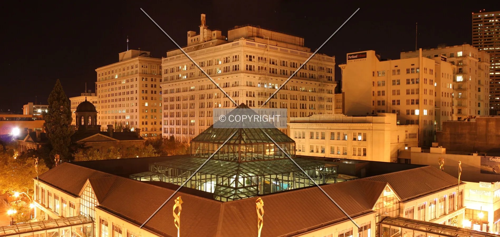 Downtown, northwestern view