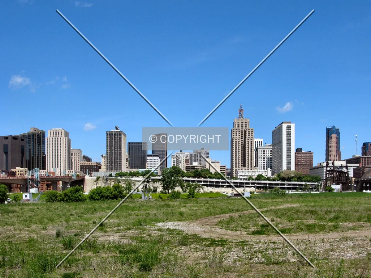Skyline view from the West Side Flats