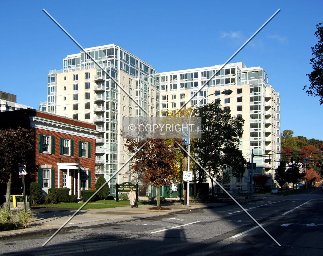 View from the southeast along Church Street