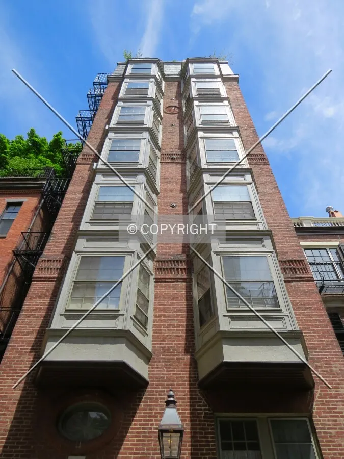 Looking up from Willow Street