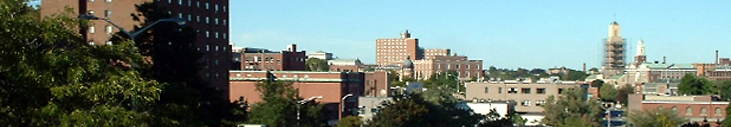 Downtown from the southwest