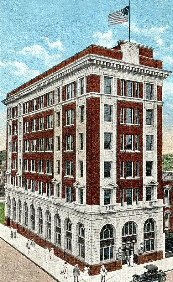 Vintage view from the north