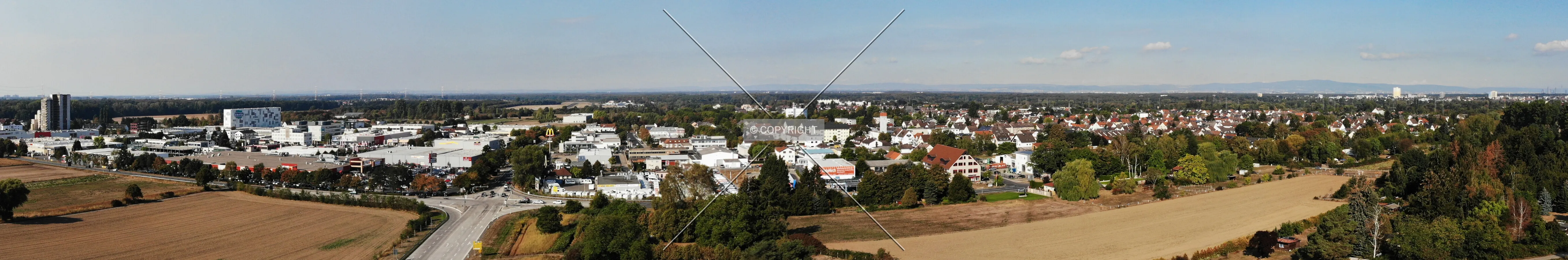 Egelsbach Panororama (Hessen, Germany)