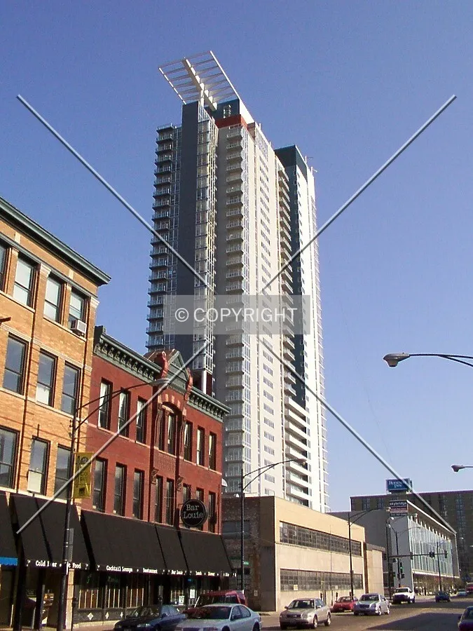 Looking south on Halsted Street