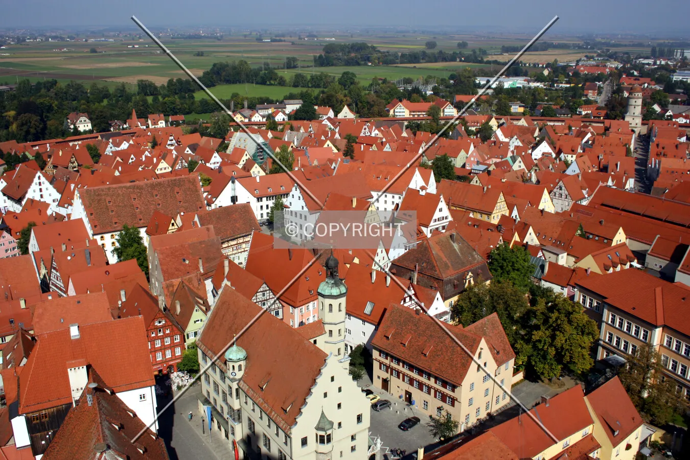 Overview from the Georgskirche tower
