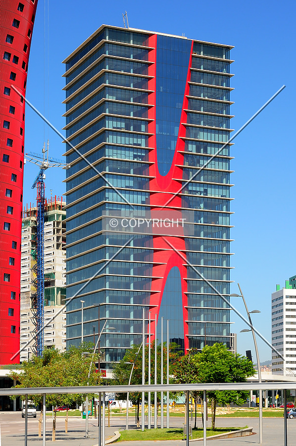 South side of Realia Office building designed by Toyo Ito