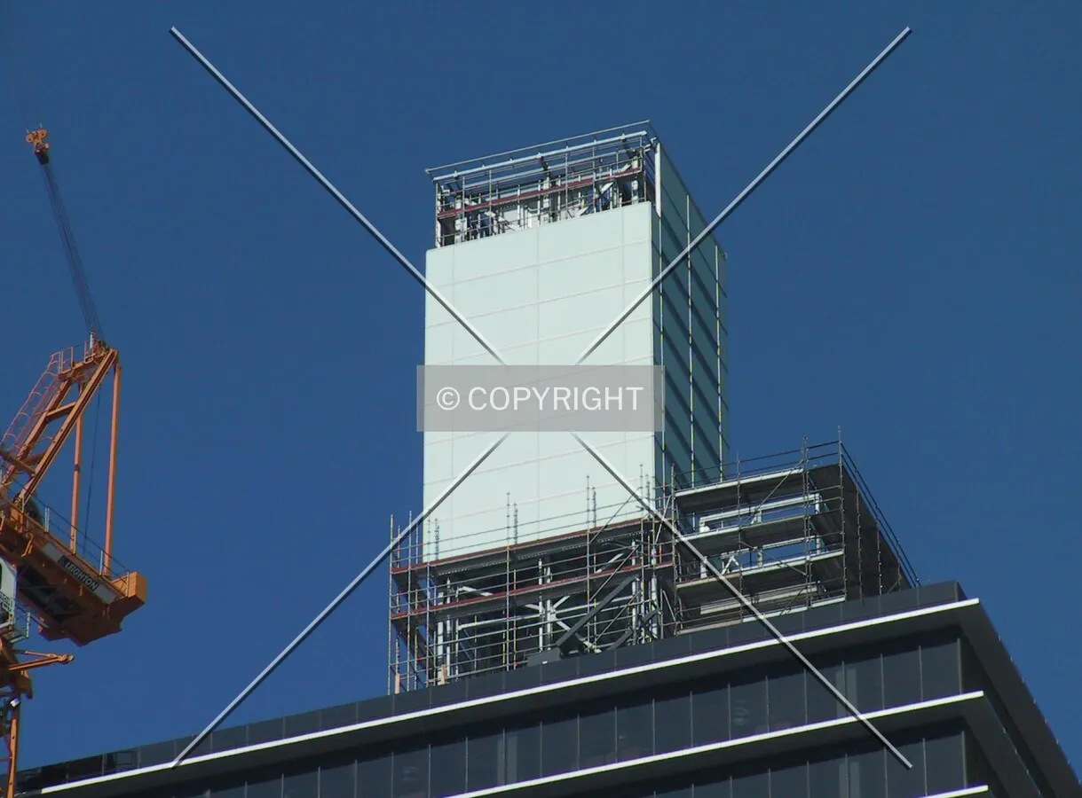 Cladding almost complete on the weather beacon