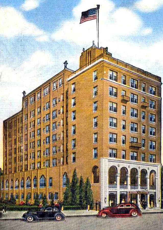 View from the southeast