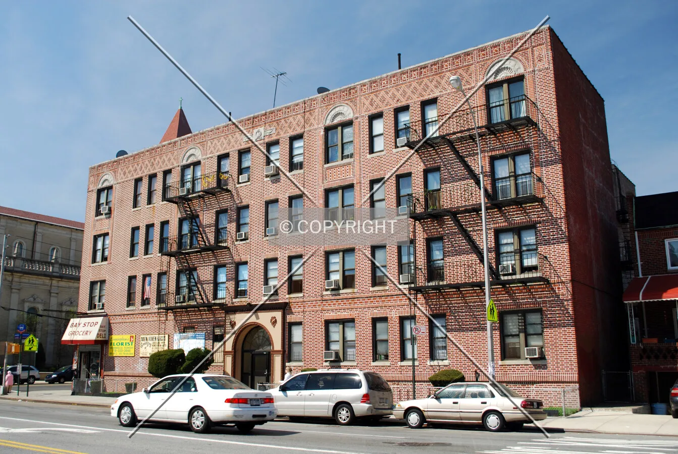 View along Ocean Avenue