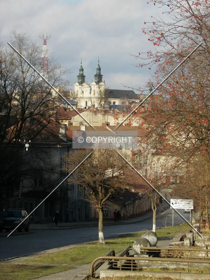 Looking down the Gvardiys'ka Street