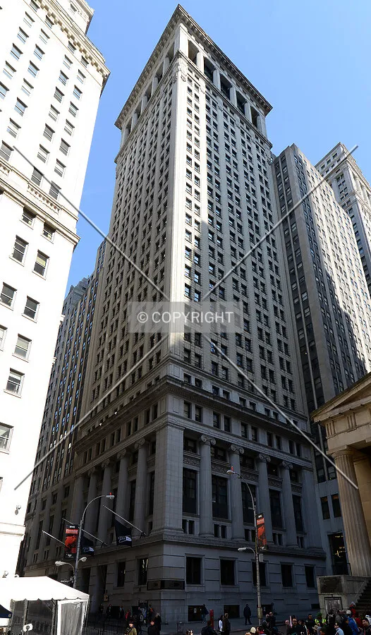 View from the south at Wall and Broad Streets
