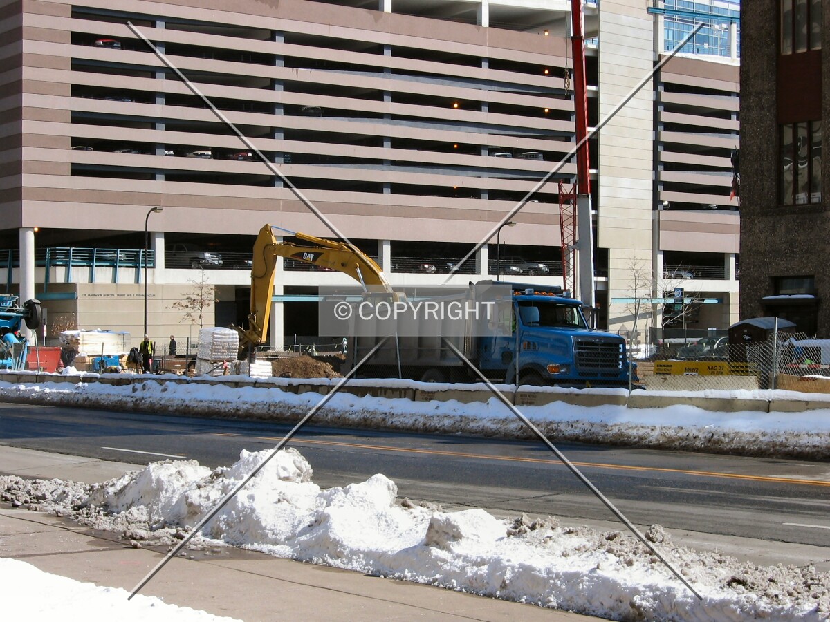 View to the northeast across 2nd Avenue South, Leamington Ramp in background