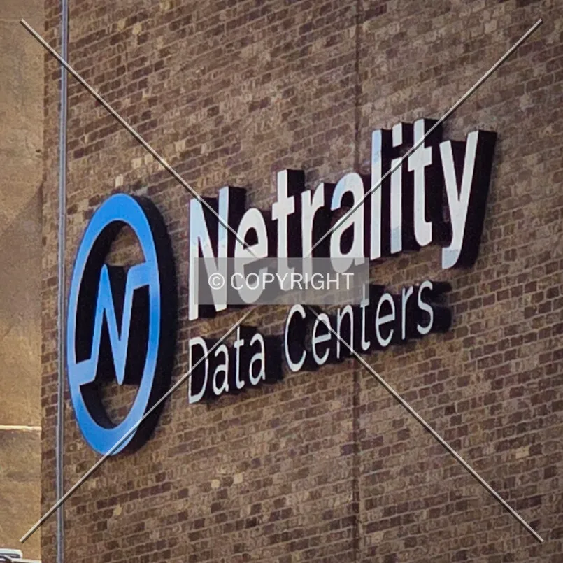 Signage on the north facade, Sunday, September 20, 2026