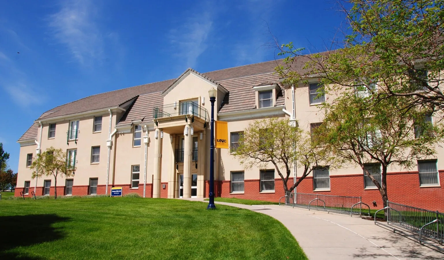 View from the northeast