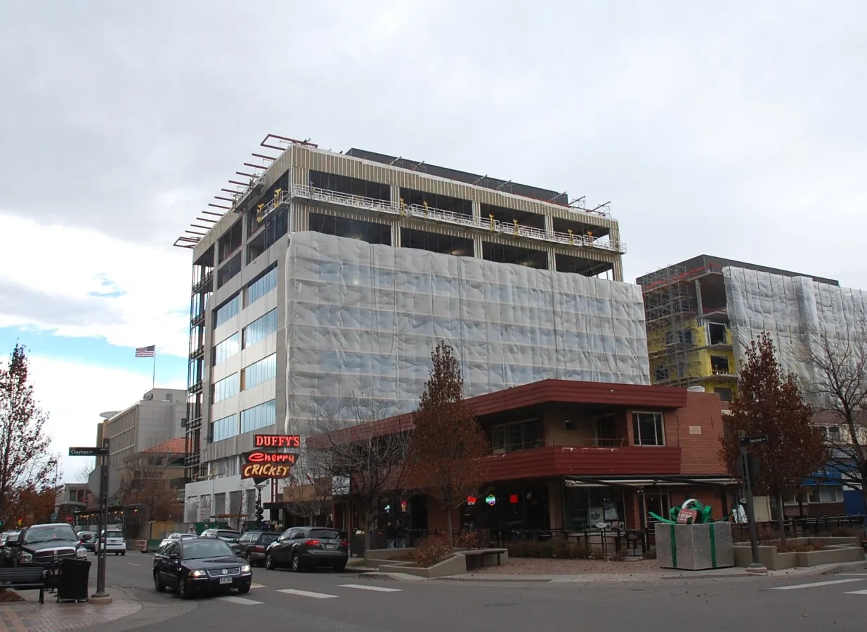 View from the southeast