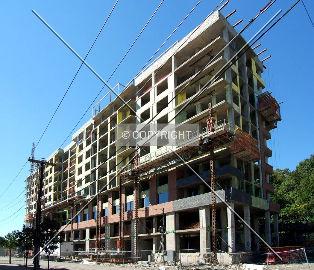 View from the northeast on Jackson Street
