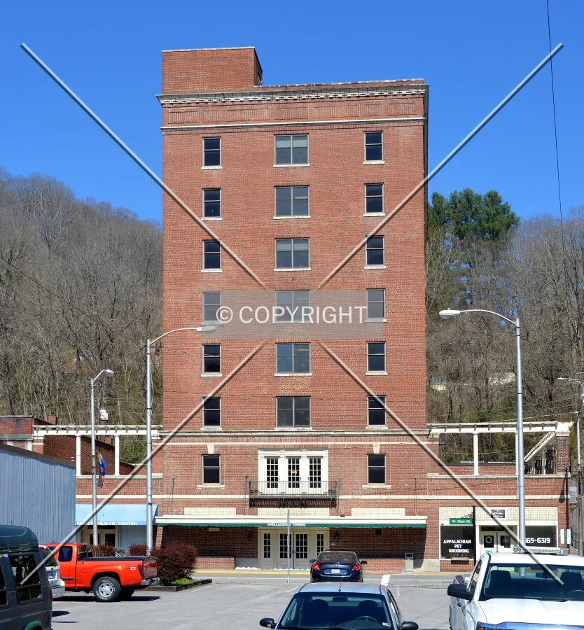 View from the southeast