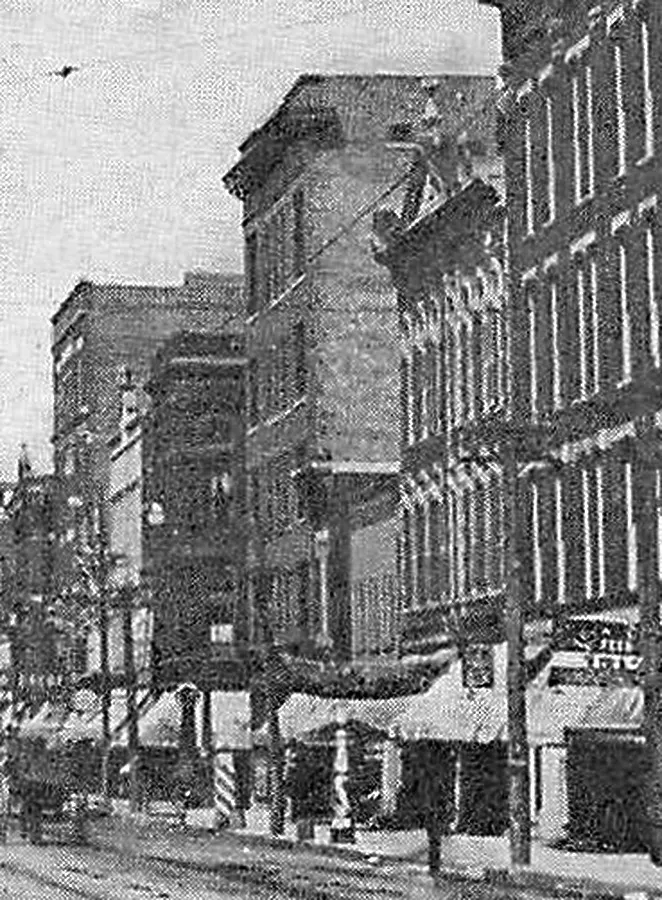 Vintage view from the southwest