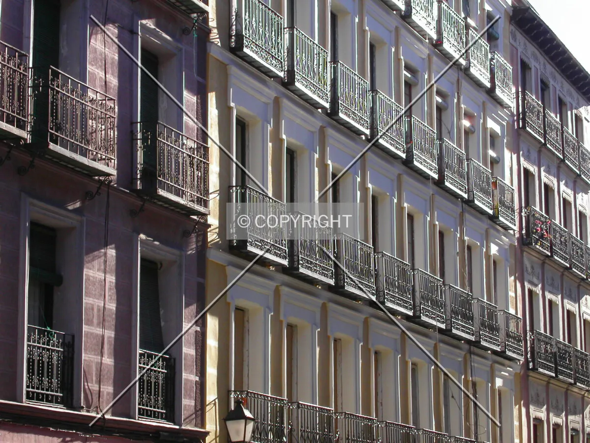Typical architecture in the city center