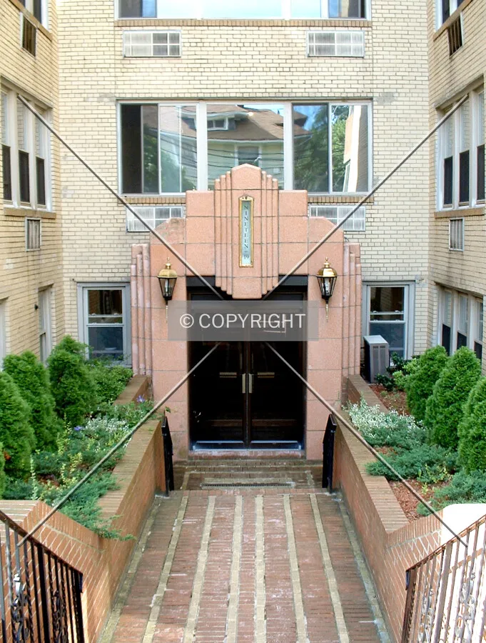 Entrance on Grover C. Wilcox Plaza from the northwest