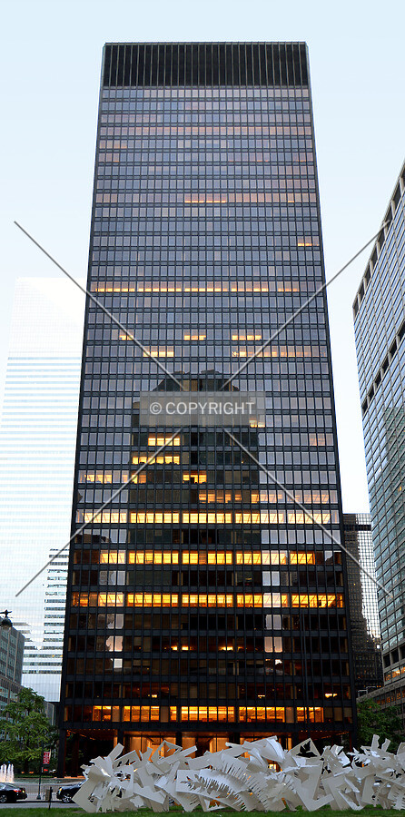 View from the northwest on Park Avenue