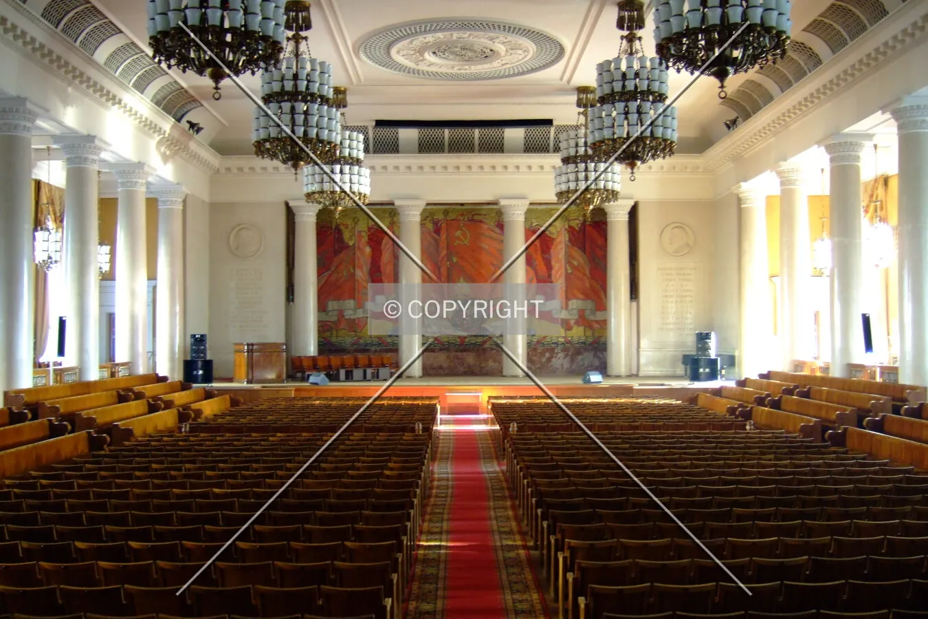 The conference room in the northeastern part