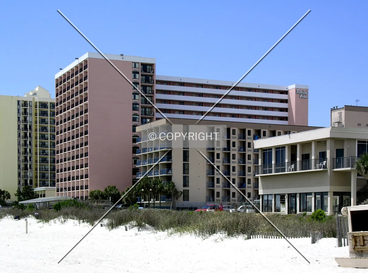 From the beach to the northeast