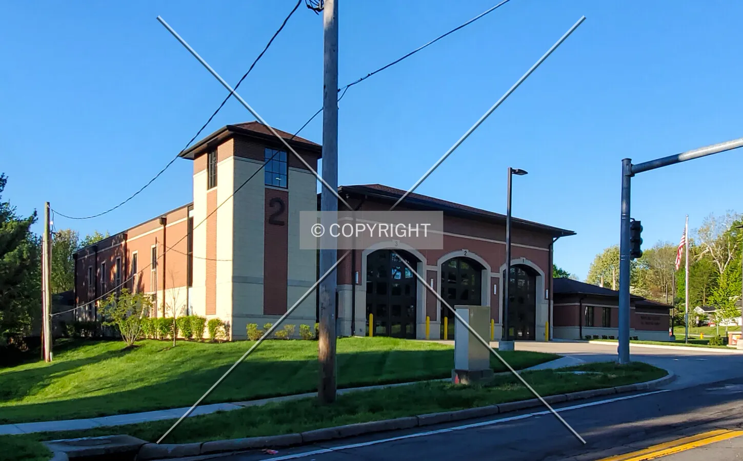 Northeast view; April 30, 2020