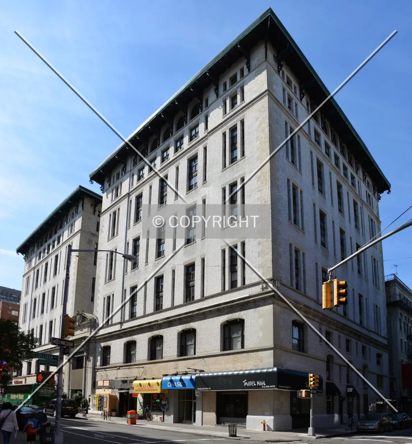 View from the northwest at Bleeker and Sullivan Streets