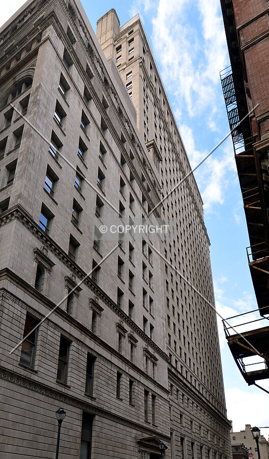 View from the northeast on Sansom Street