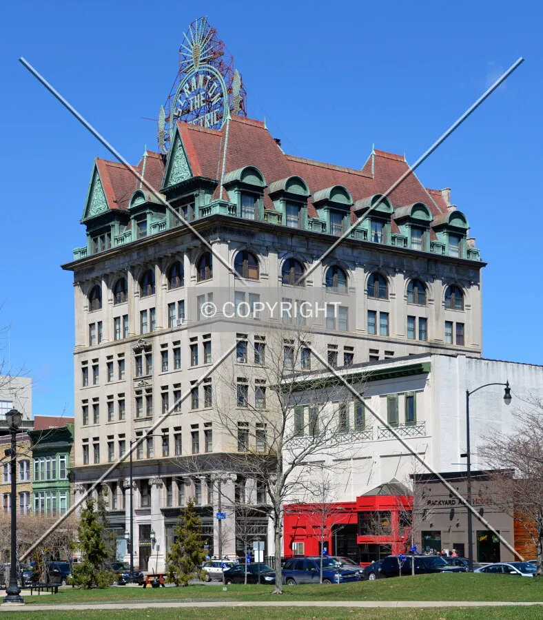 View from the southeast