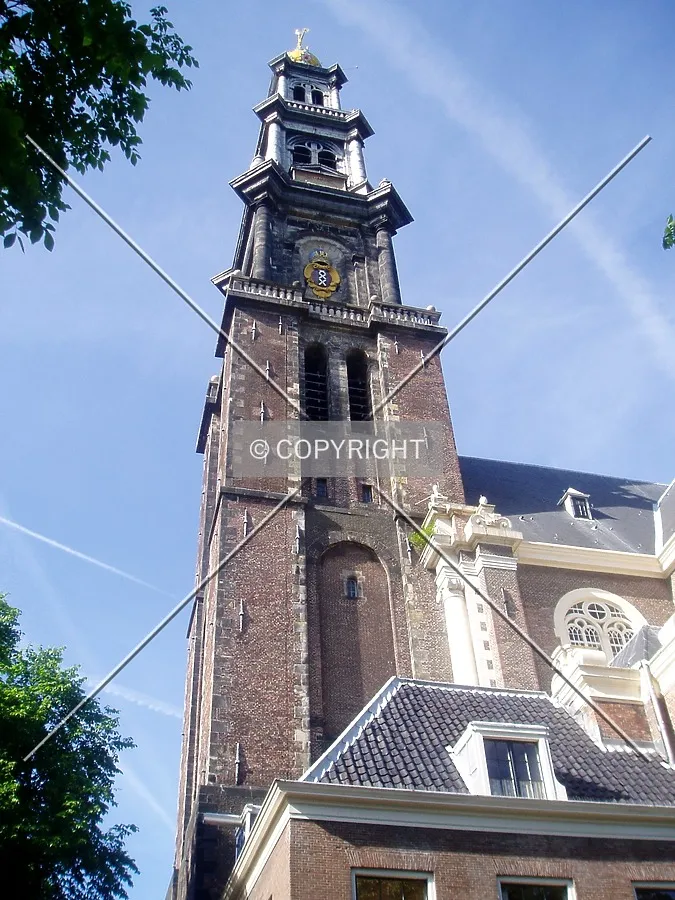 Looking up the south side of the enormous tower