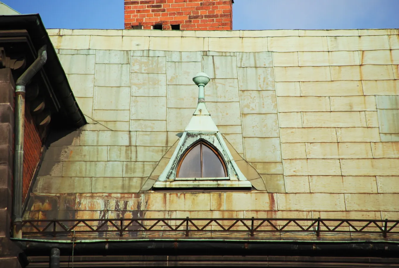 Copper rooftiles