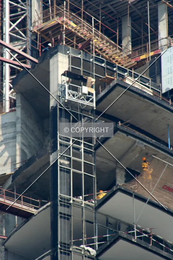 View of the elevator
