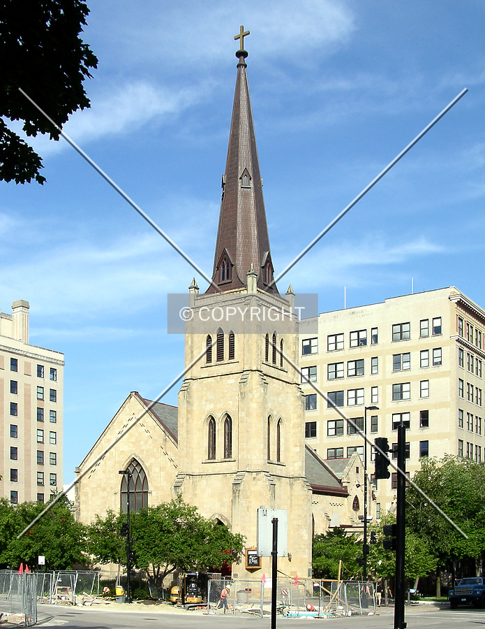 Looking northwest from Carroll Street