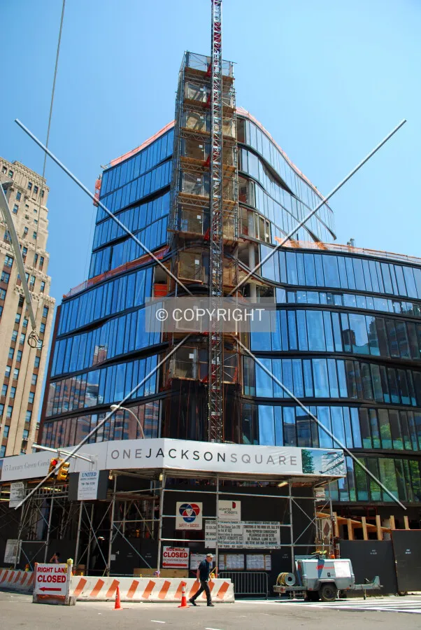 Looking up from 8th Avenue
