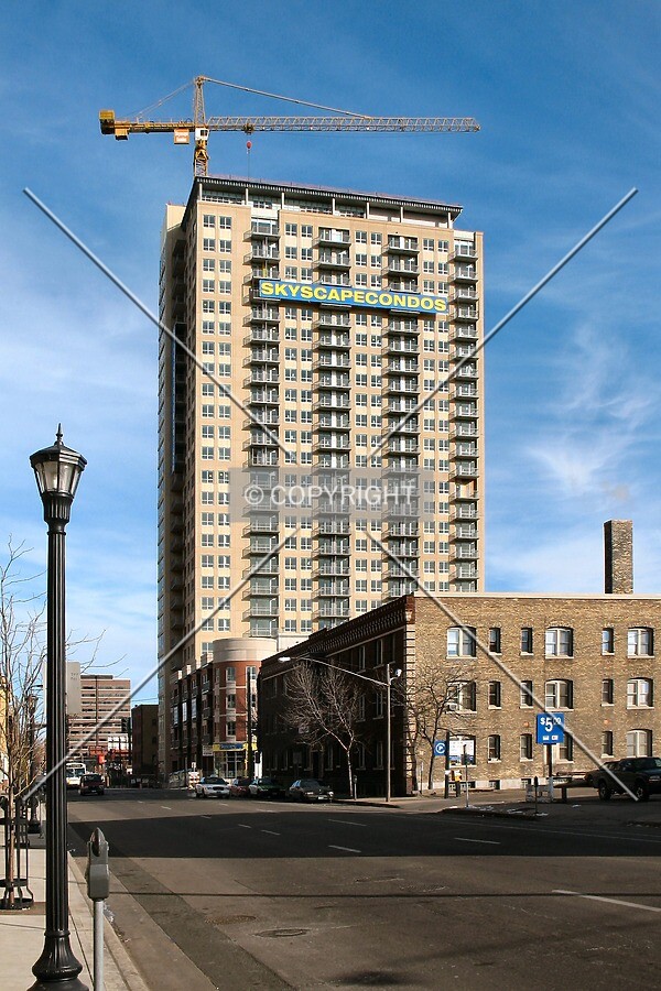 View to the north along Portland Avenue