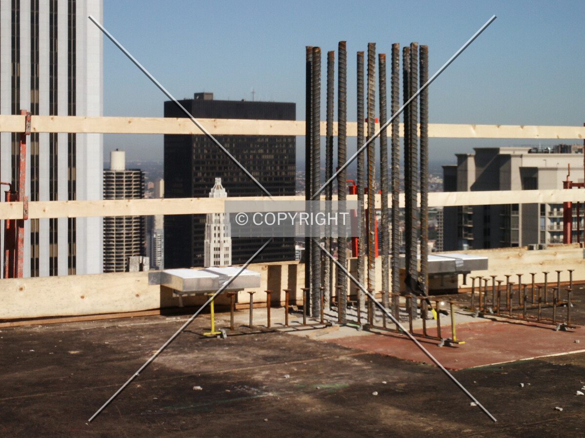 Column top in a direct line of sight with the future Trump International Hotel and Tower