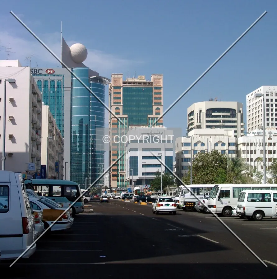 Looking towards Etisalat Telecommunication Tower