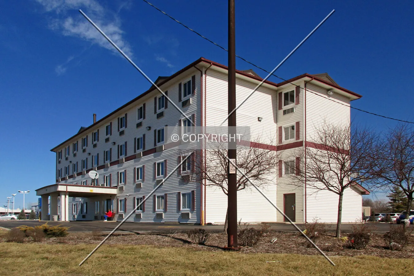 View from the southwest; February 19, 2016