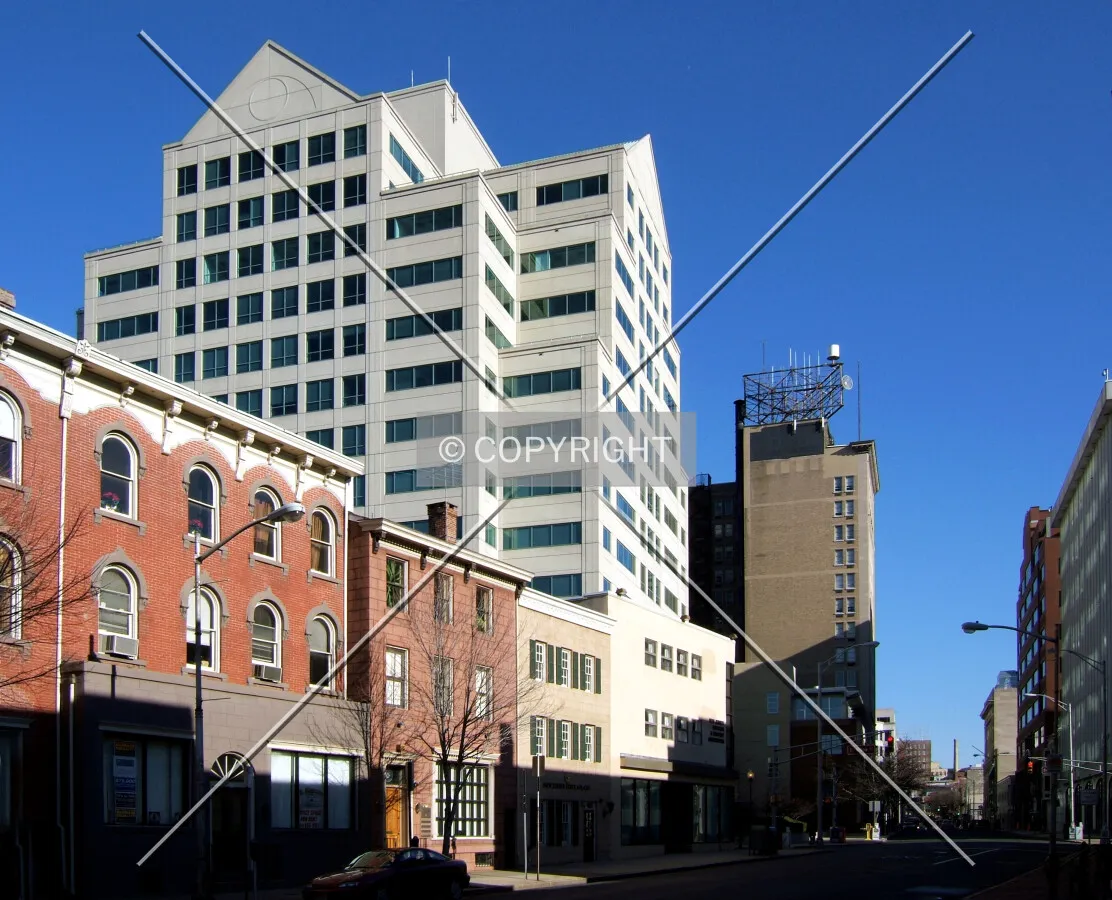 View from the west along State Street