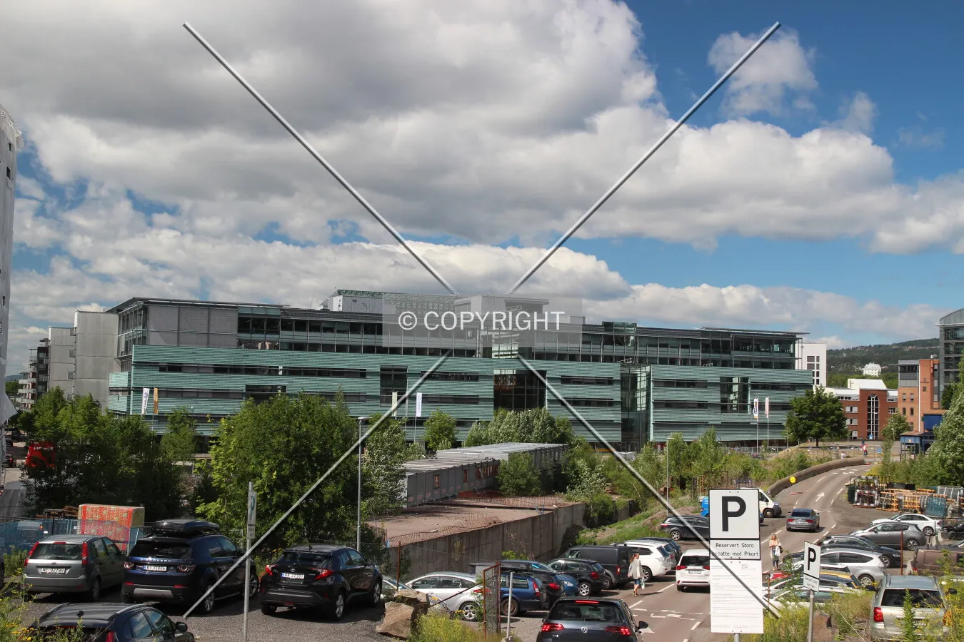 View from Gunnar Schjeldrups vei