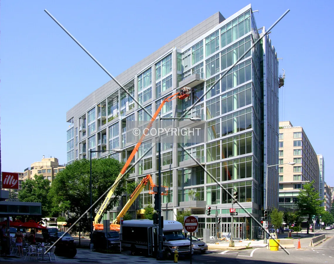 From across New Hampshire Avenue to the northeast