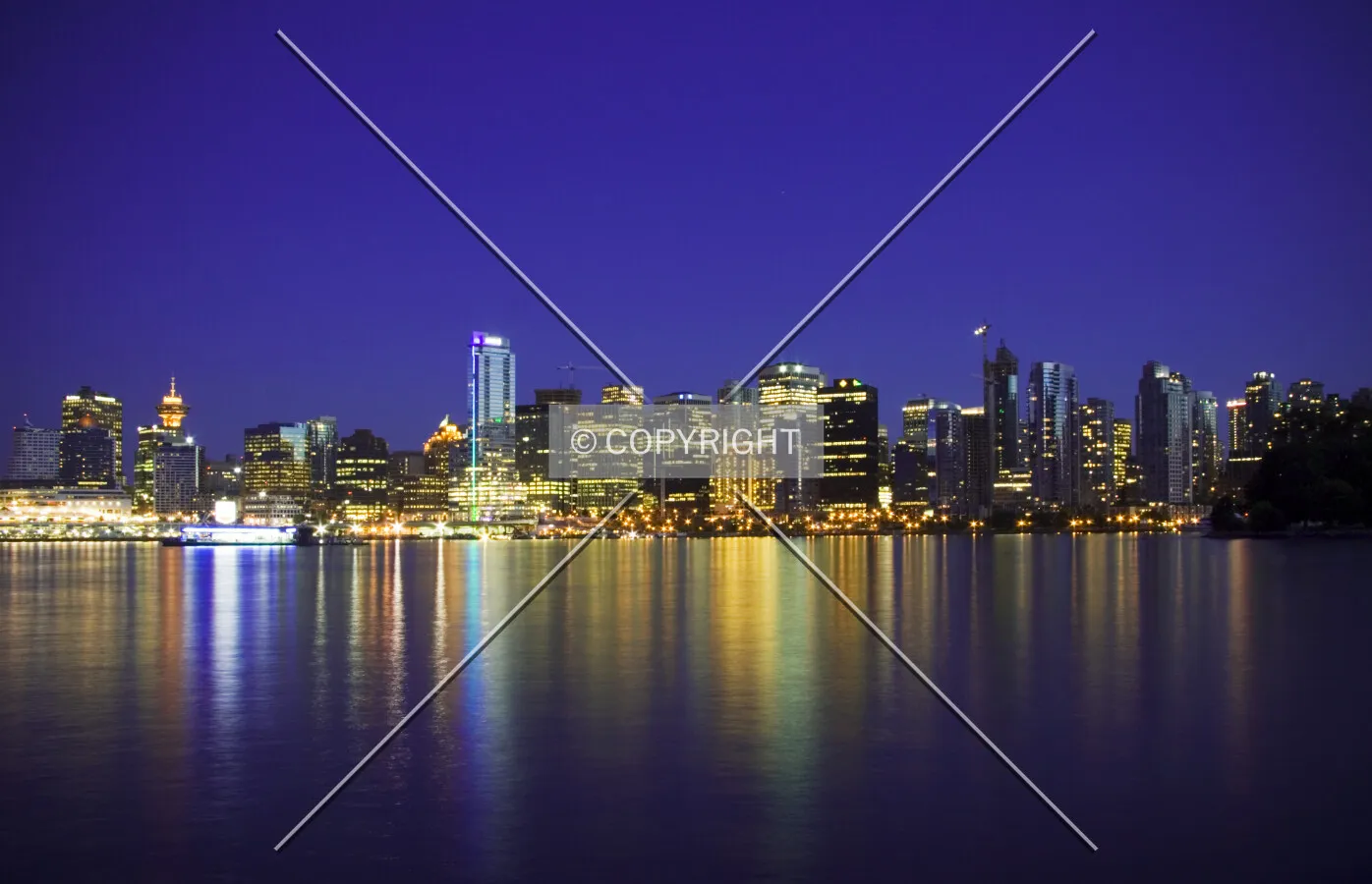 Northern skyline from Stanley Park